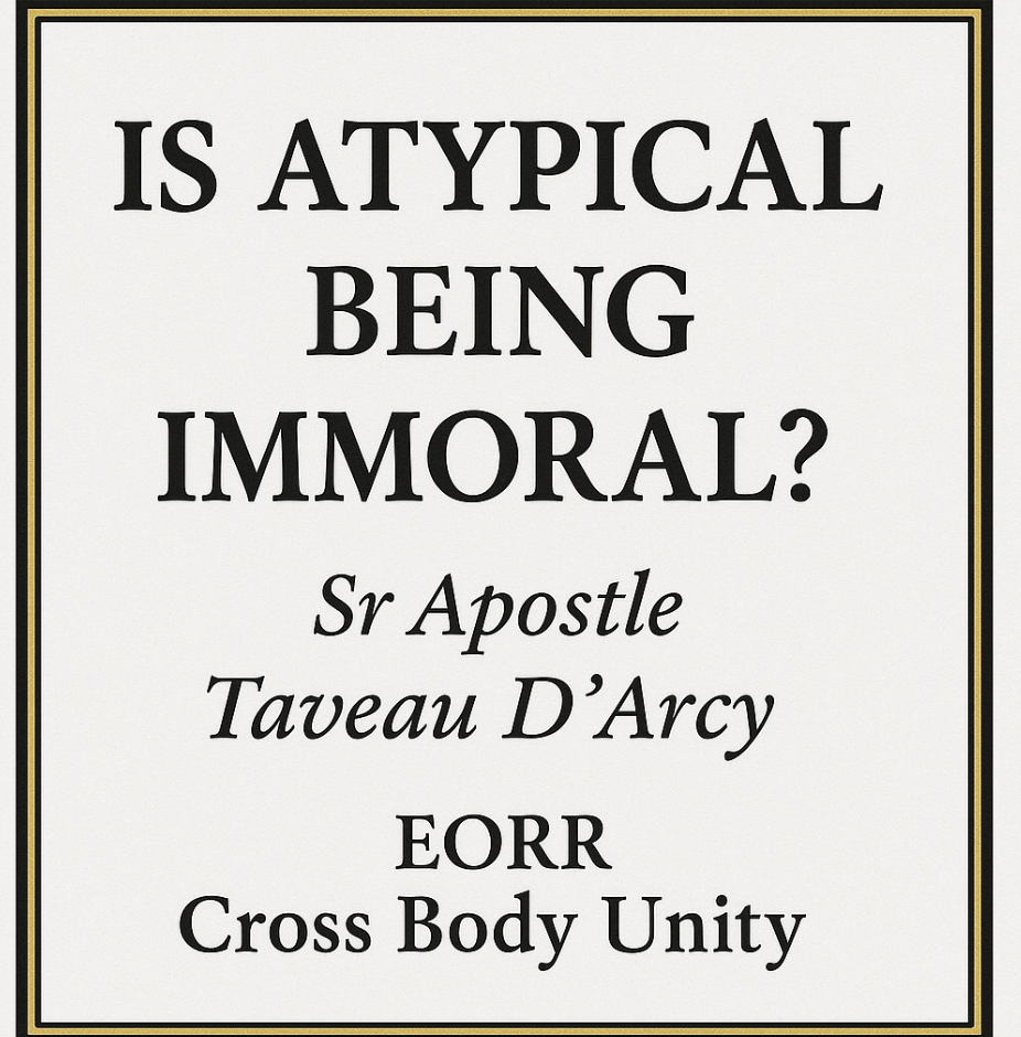 MINISTRY USA THIS IS EORR CROSS BODY UNITY MINISTRY FELLOWSHIP